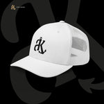 Arctic White Trucker Cap – Ankrd Brand Mark
