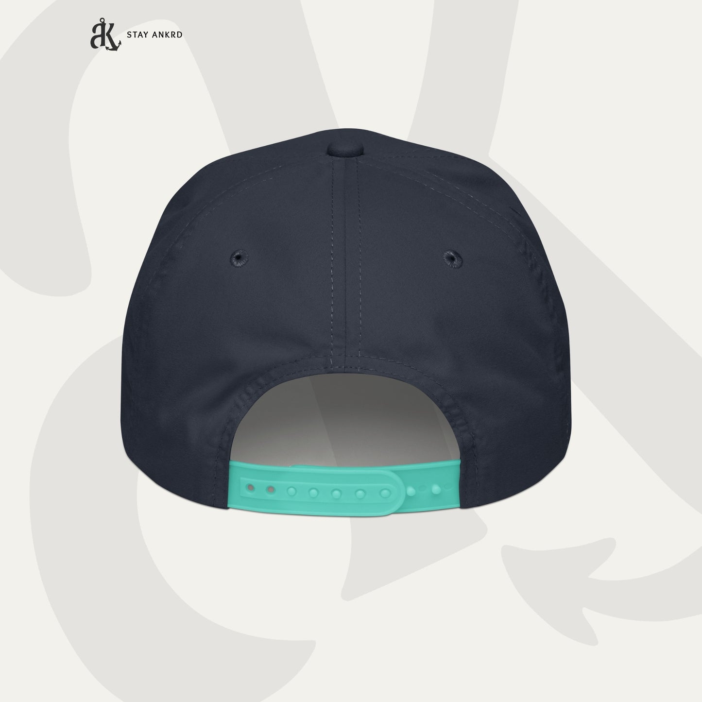 ANKRD Rope Cap — Navy / Teal