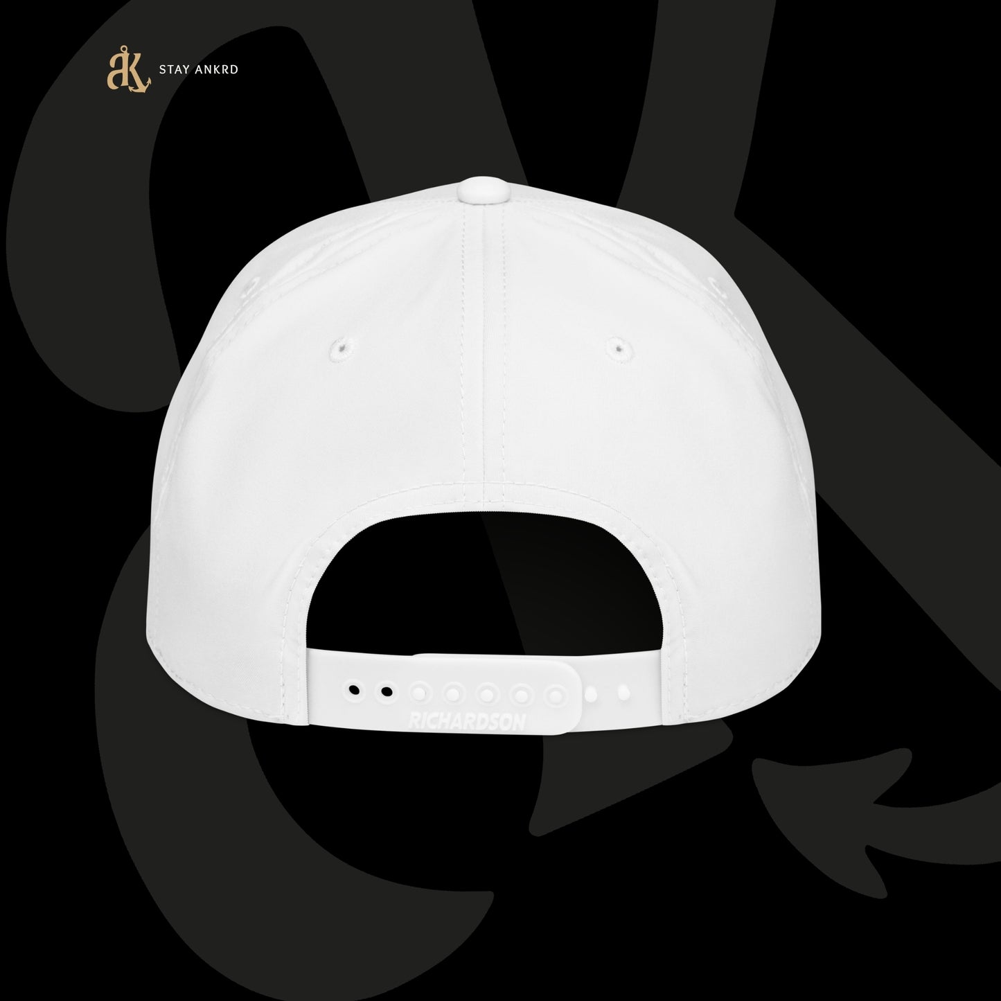 ANKRD Rope Cap — White / Black