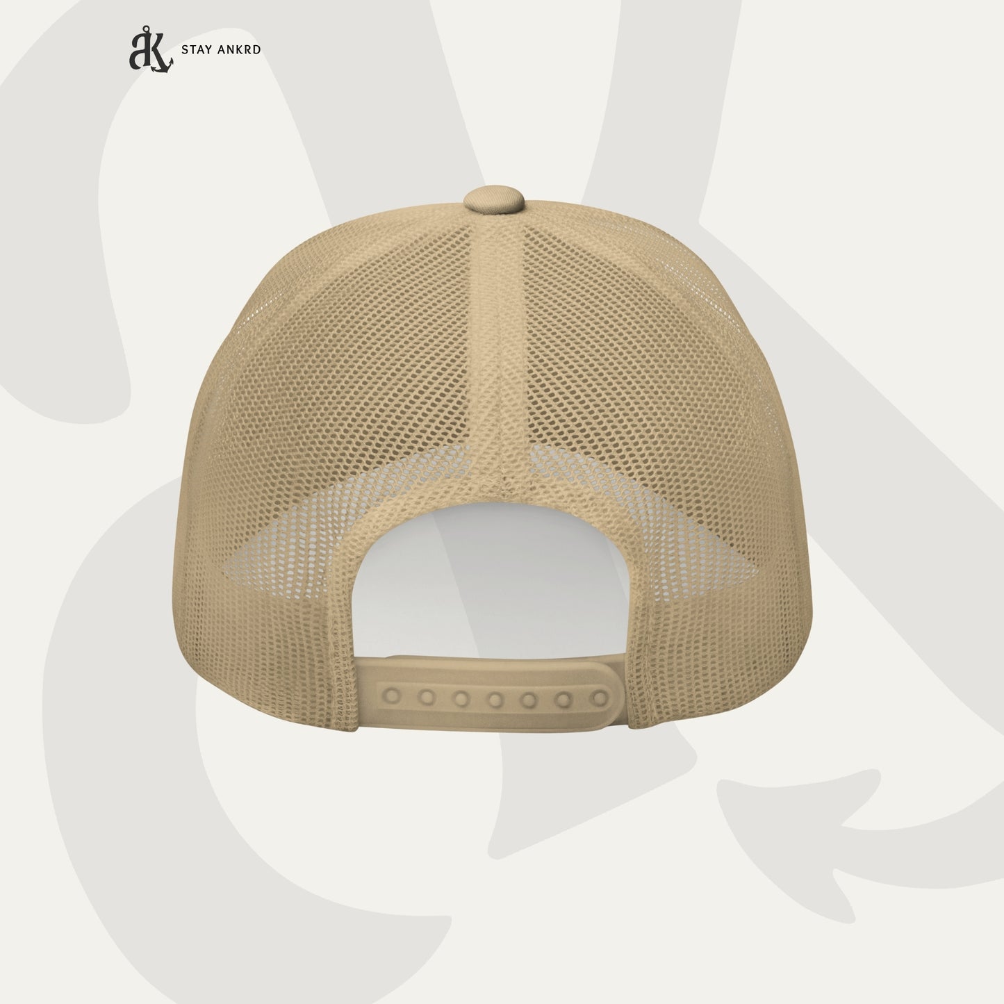 Desert Trucker Cap – Ankrd Brand Mark